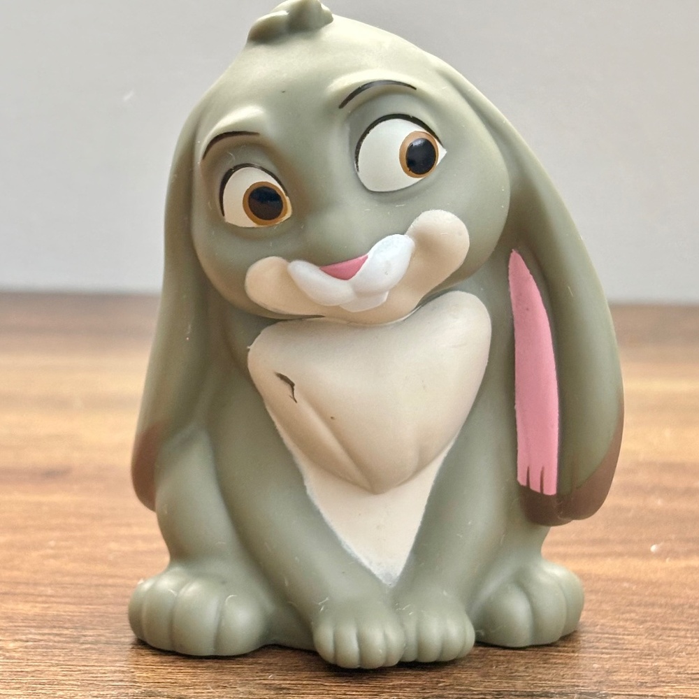 Disney Junior Sofia the First CLOVER Gray Bunny Rabbit Toy Figure Bath Topper